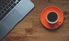 coffee laptop